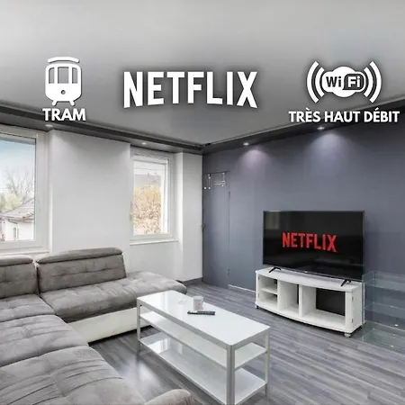 T2 Cosy Avec Fibre Et Stationnement Gratuit Appartamento